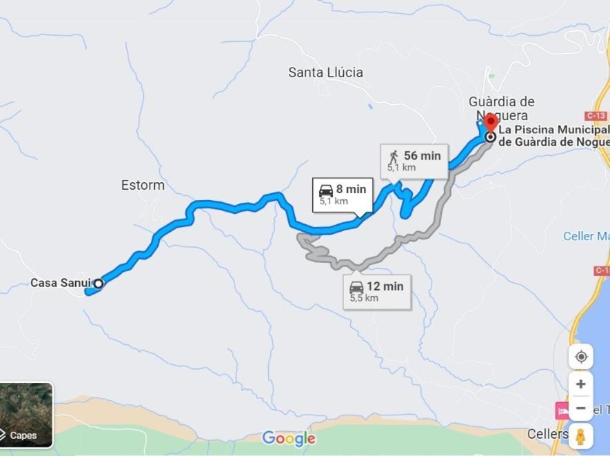 Casa Sanui. Apartaments Turistics Rurals Estorm المظهر الخارجي الصورة